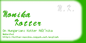 monika kotter business card